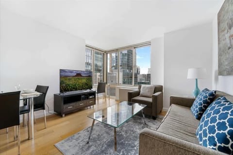 Midtown West New York 1 Bedroom Living Room