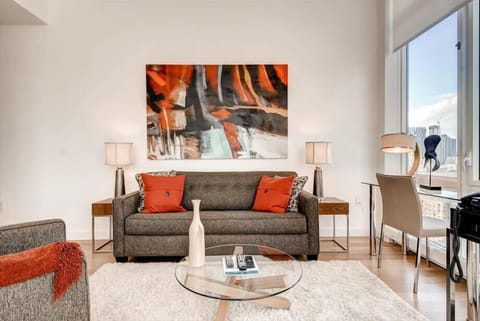 Midtown West New York 1 Bedroom Living Room