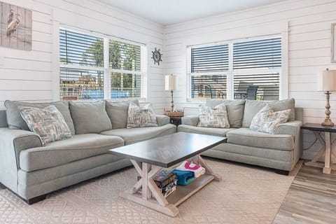 Inviting living room perfect for relaxing, playing games, and making memories together!