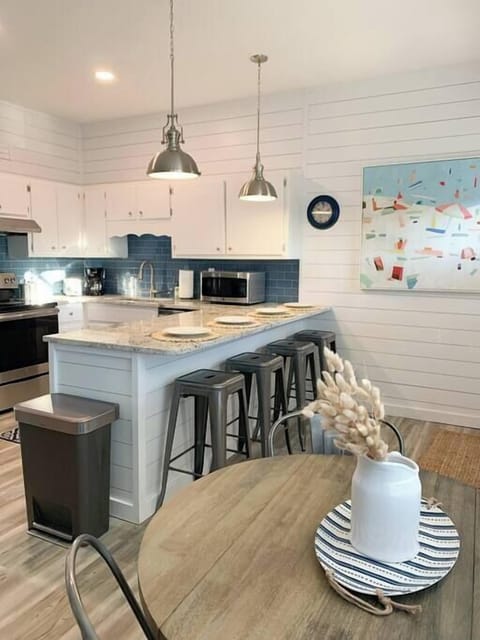 Kitchen/dining room has seating for up to 6!