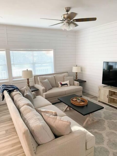 Inviting living room perfect for relaxing, playing games, and making memories together!