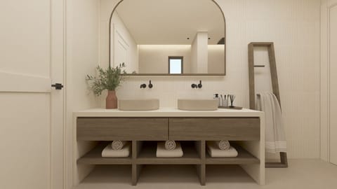 Suite, 1 Bedroom | Bathroom | Shower, hair dryer, slippers, towels