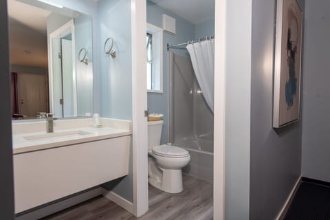 Standard Room, 2 Queen Beds | Desk, laptop workspace, blackout drapes, iron/ironing board