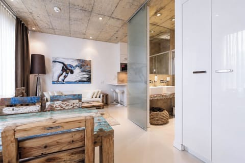 One Bedroom Senior, Kitchenette | Living area | 32-inch flat-screen TV with cable channels, TV