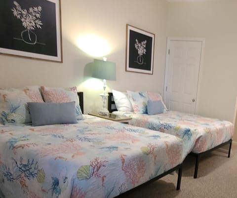 Two full size, comfortable bed