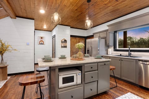 Bright and open kitchen