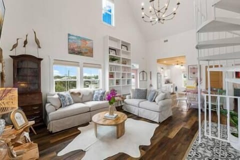Sink into the plush sofa (Queen memory foam mattress pull out)  or loveseat.