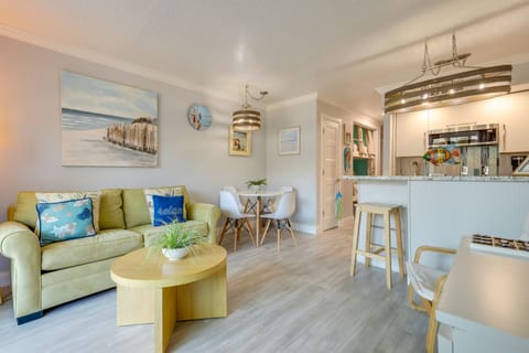 Galveston Vacation Rental | 1BR | 1BA | 474 Sq Ft | Stairs Required + Elevator