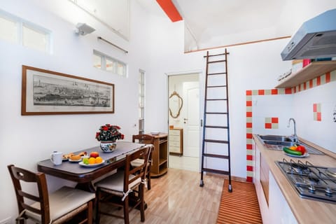 Kitchen and dining area