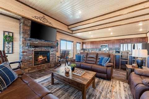 Plenty of comfy seating for the family.