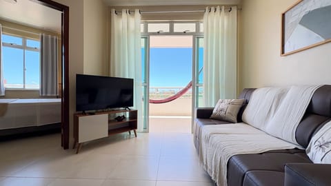Apartment | Living area | 43-inch Smart TV with satellite channels