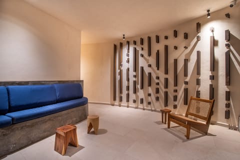 Outdoor banquet area