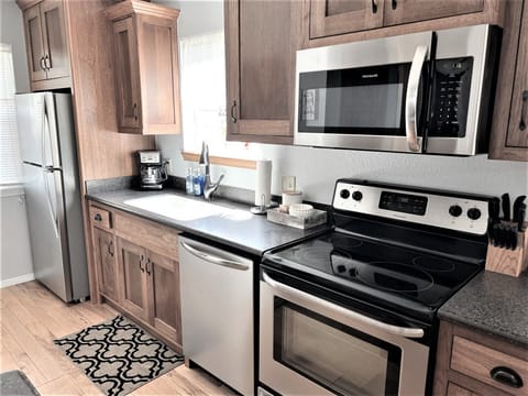 Channel your inner chef in our fully stocked kitchen.