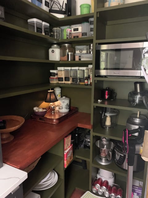 Pantry (note this is where the microwave is!)