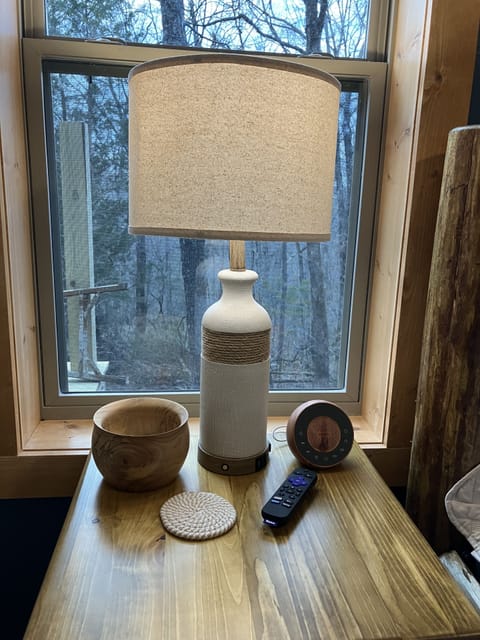 Touch lamp with usb ports for phone