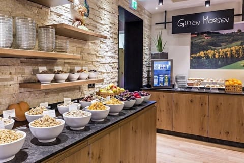 Daily buffet breakfast for a fee