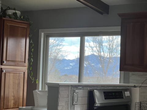 Mountain View from kitchen window