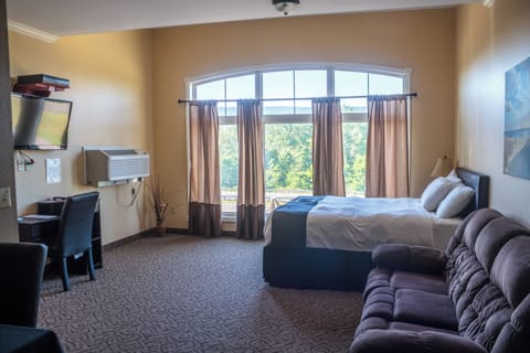 Comfort Suite | Living area | 42-inch flat-screen TV with cable channels