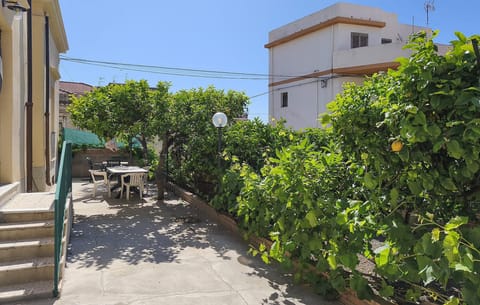 outside