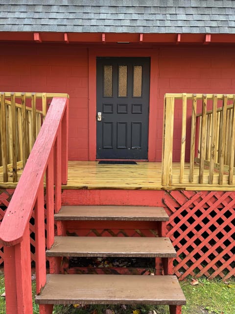 Entrance located on the North side of the building