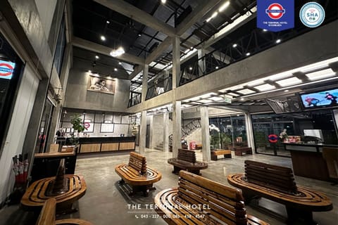Lobby sitting area