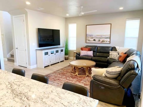 Downstairs Living Room. 75" Samsung TV