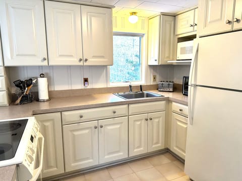 Fully stocked kitchen