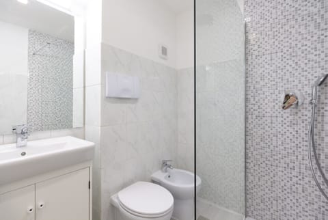 Basic Apartment | Bathroom | Shower, towels