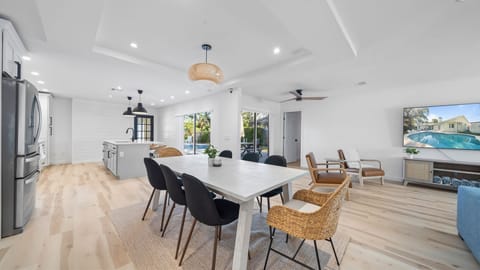 Kitchen and dining room