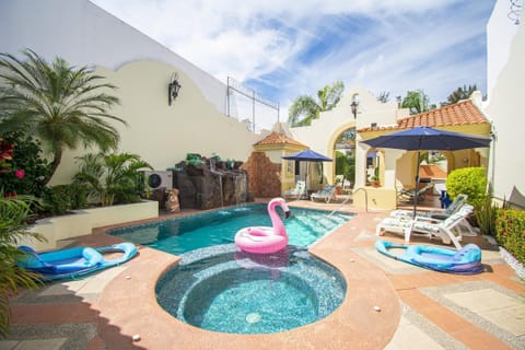 Spend the day relaxing at your pool