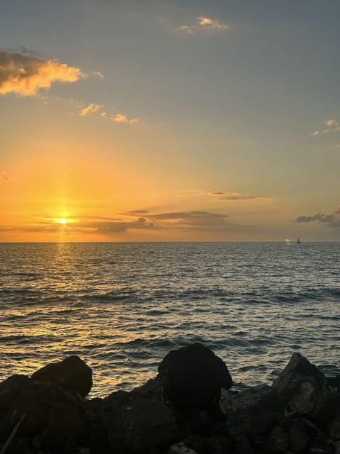 View from the balcony of some of the most beautiful sunsets in the Caribbean
