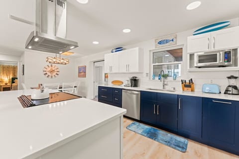 Enjoy a sleek modern kitchen with high-end appliances!