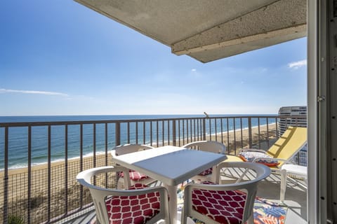 Relax and  Listen to the Waves Crash on the Fully Furnished Balcony