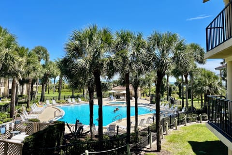 Ocean side view/pool view from balcony