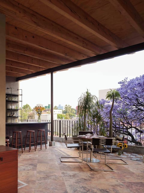 Breakfast, dinner, brunch served; Mexican cuisine, alfresco dining