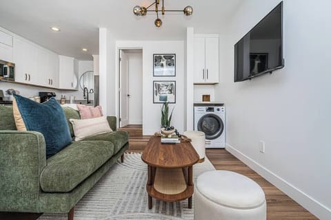 Unwind in chic comfort! Our living room is a unique blend of style and relaxation.