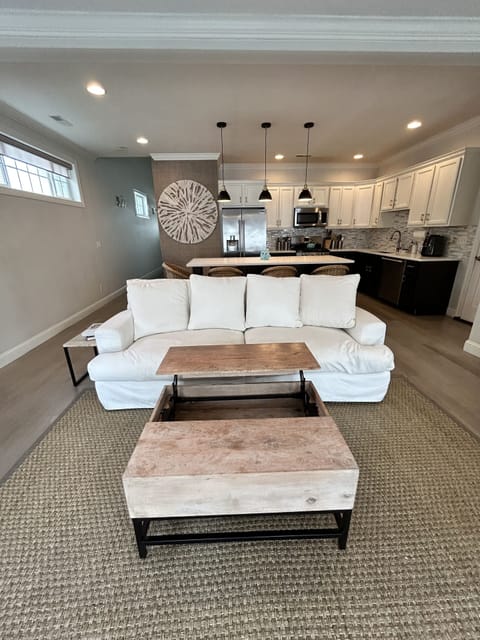 Open concept living area.