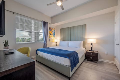 King bedroom with private bathroom