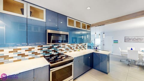 Dishware, silverware, glassware, pots, and pans all included