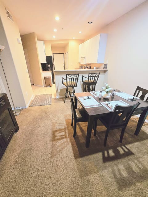 Kitchen and dining area
