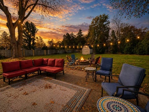 Enjoy our expansive backyard with family and friends!  Our property is perfect for large groups