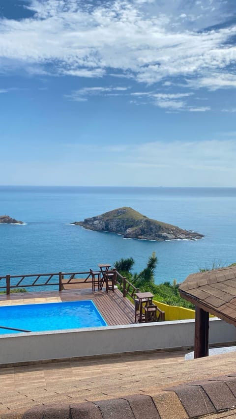 Outdoor pool, pool umbrellas