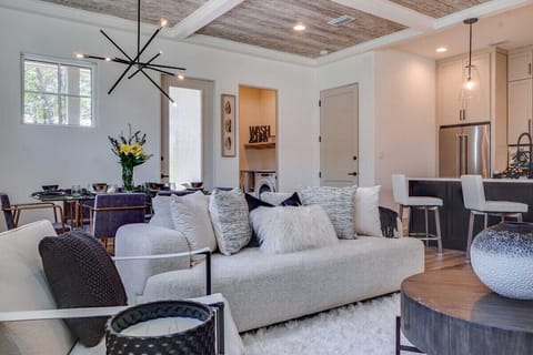 Living Area and Kitchen