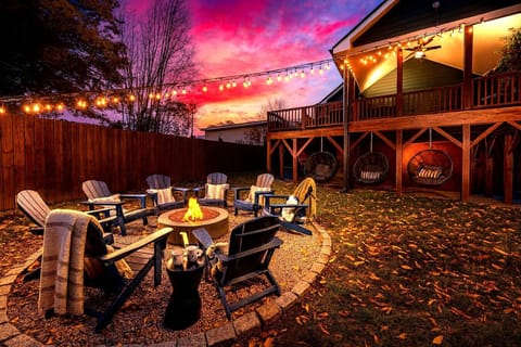 Designed for laughter, wine, s`mores, and late-night chats