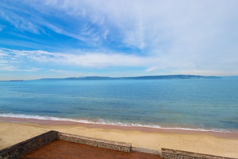 Private beach