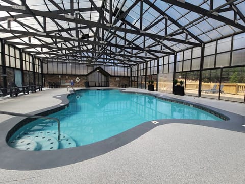 Short walk (only 132 steps) to this heated Indoor Pool. 