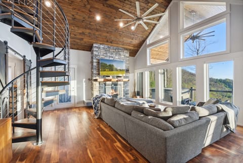 Open floor plan with large windows for the best views possible