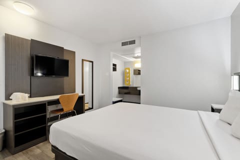 Blackout drapes, iron/ironing board, free WiFi, bed sheets