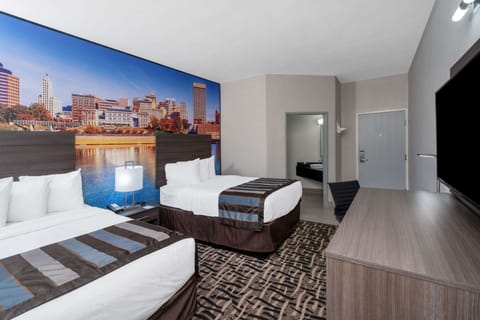 Standard Room, 2 Double Beds, Non Smoking | Hypo-allergenic bedding, individually decorated, individually furnished