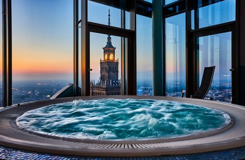 Indoor pool, open 7:00 AM to 10:00 PM, sun loungers